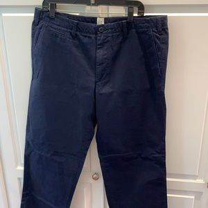 Gap navy chinos.